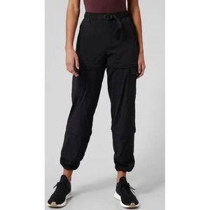 $139 ATHLETA Trekkie Convertible Hike Pant‎  14  Black #988052 NEW